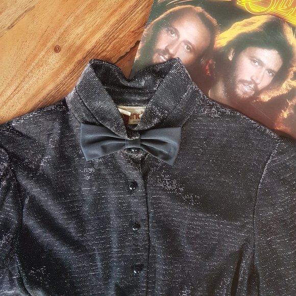 70s / 80s Vintage Randy Collection Chiffon Dress - Picture 2 of 16